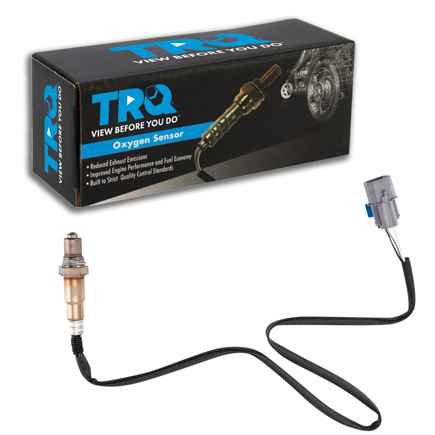 Trq O2 Oxygen Sensor Compatible With 2006-2012 Mitsubishi Eclipse 1998-2006 Montero 1999-2004 Montero Sport 2007-2013 Outlander