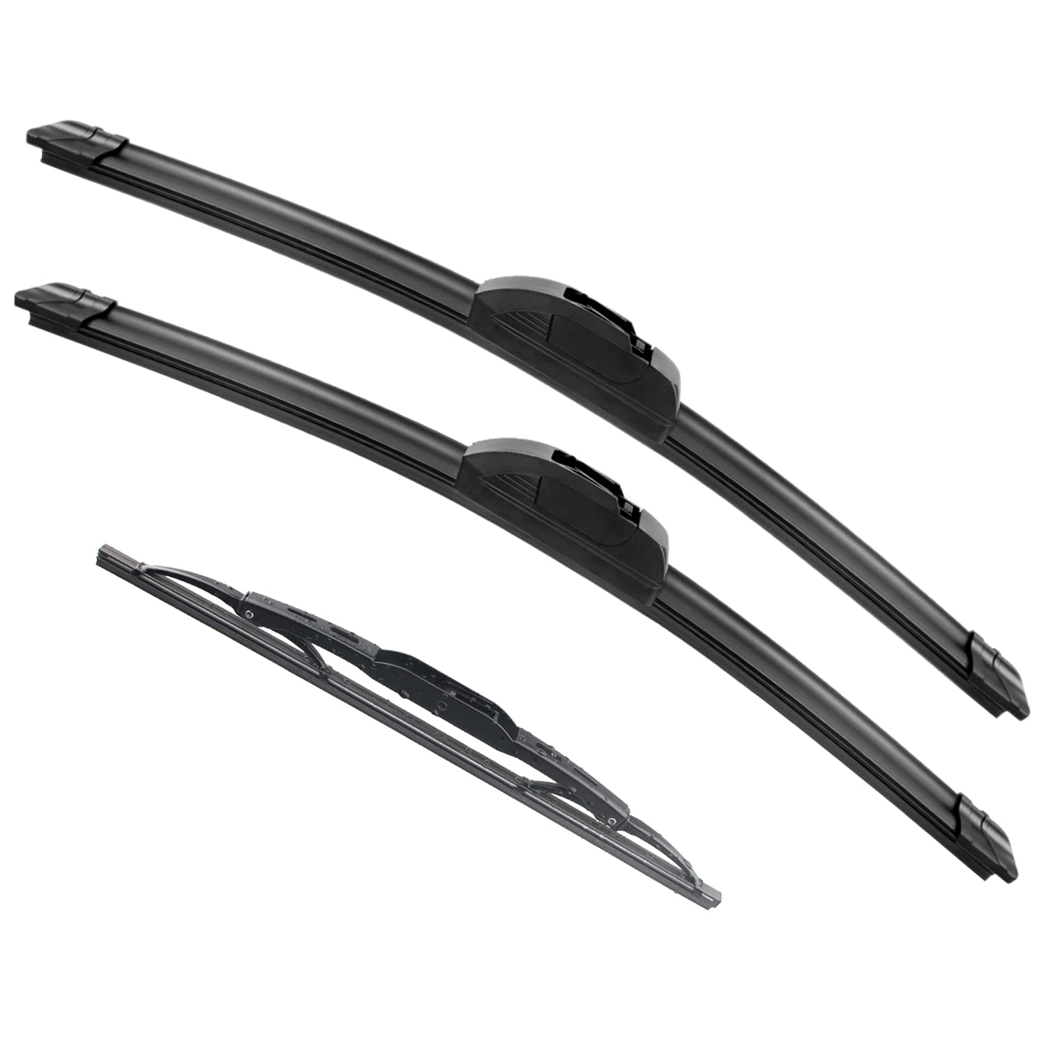 Emithsun Oem Quality Premium All-Season Windshield Wiper Blades Replacement For Mazda Tribute 2005-2006,Easy Diy Install 19'+19'+11'(Set Of 3)