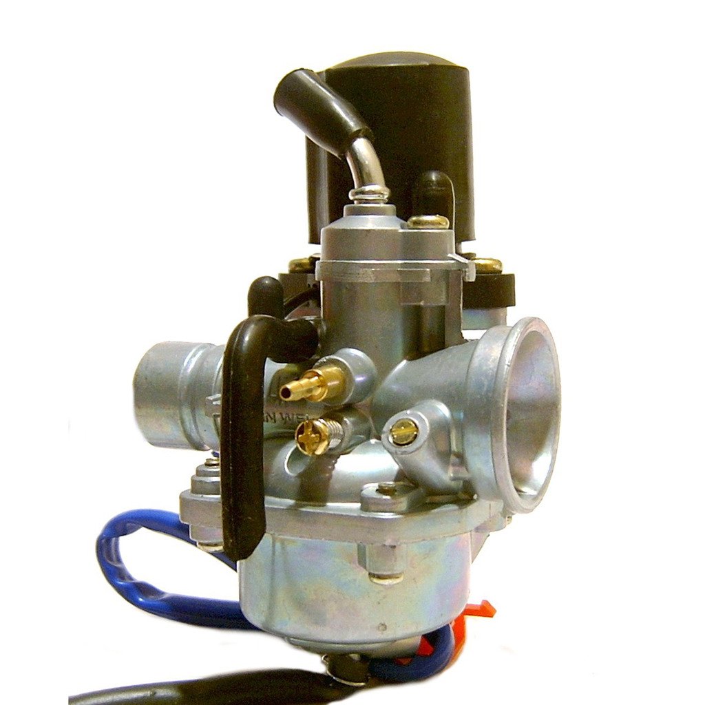 Glixal Atjog-001 19Mm Carburetor With Electric Choke For Jog 50Cc 72Cc 90Cc 2 Stroke 1Pe40Qmb Engine Scooter Moped Pz19J