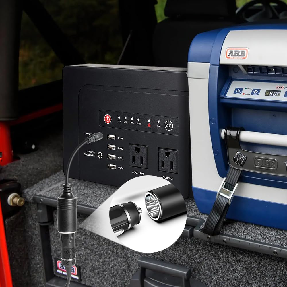 Kfd Dc Adapter Fridge Car Charger For Alpicool Dometic Arb Iceco Setpower Joytutus Rockpals Aspenora Ausranvik Astroai Kalamera Portable Refrigerator Car Freezer Cooler Cigarette Lighter Plug