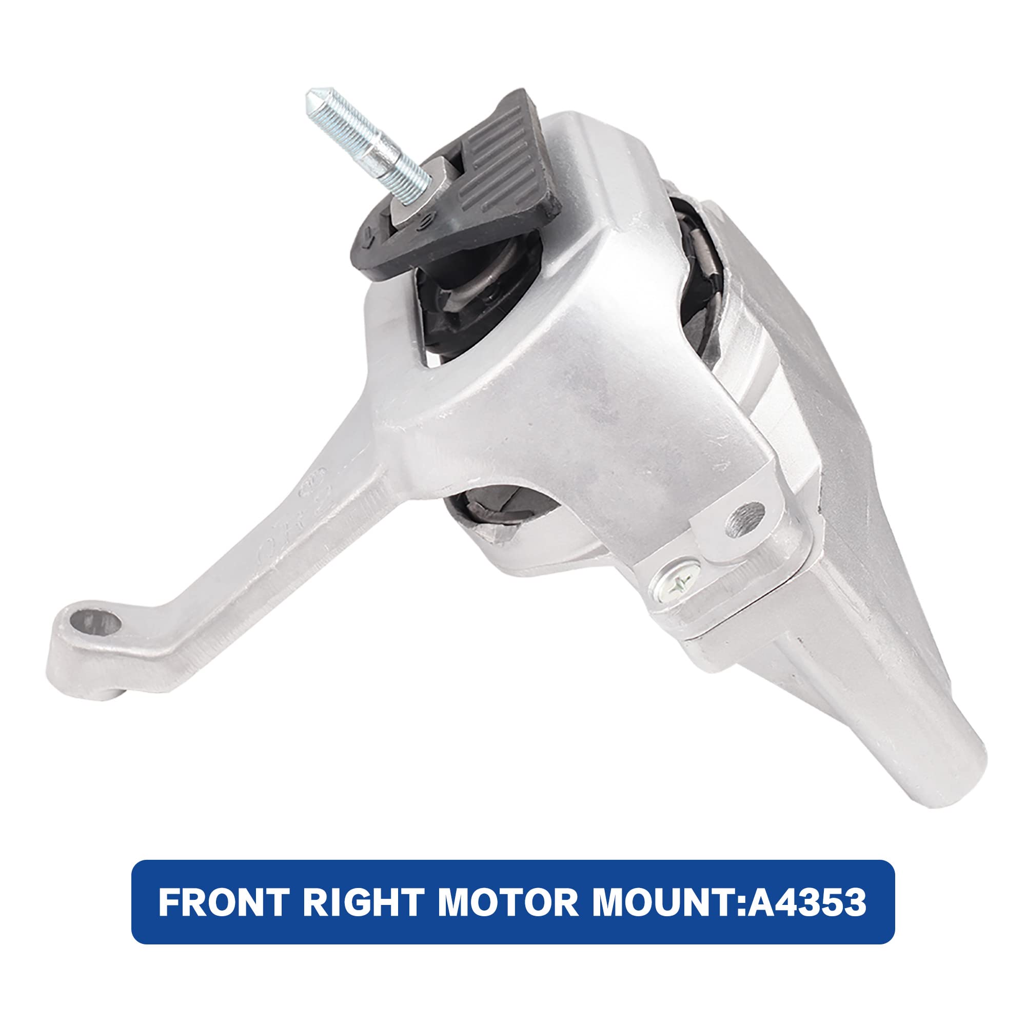 Loongrie Engine Motor And Trans Mounts Compatible With 2007-2017 Altima 2.5L, Replace Oe A4339 A4340 A4350 A4353, 11360-Ja000 11