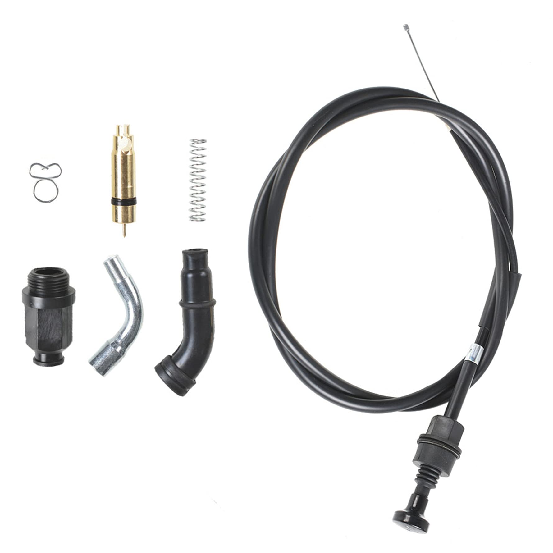 Carburetor Choke Cable & Valve Plunger Kit Replacement For Honda Foreman Rubicon 500 Trx 500 Cable Length 1.27M