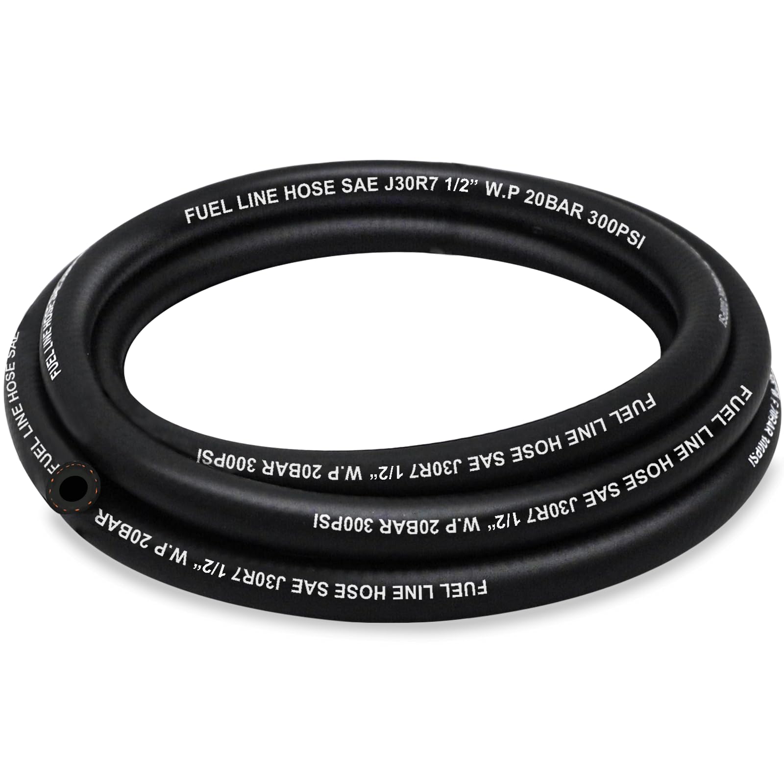 Housun Fuel Line 1/2 Inch Id, Fuel Hose 5Ft, J30R7 Fuel Line Hose Nbr.