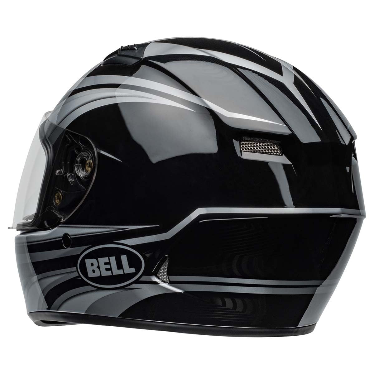 Bell Qualifier Full-Face Motorcycle Helmet (Gloss Conduit Silver/Black - X-Large)