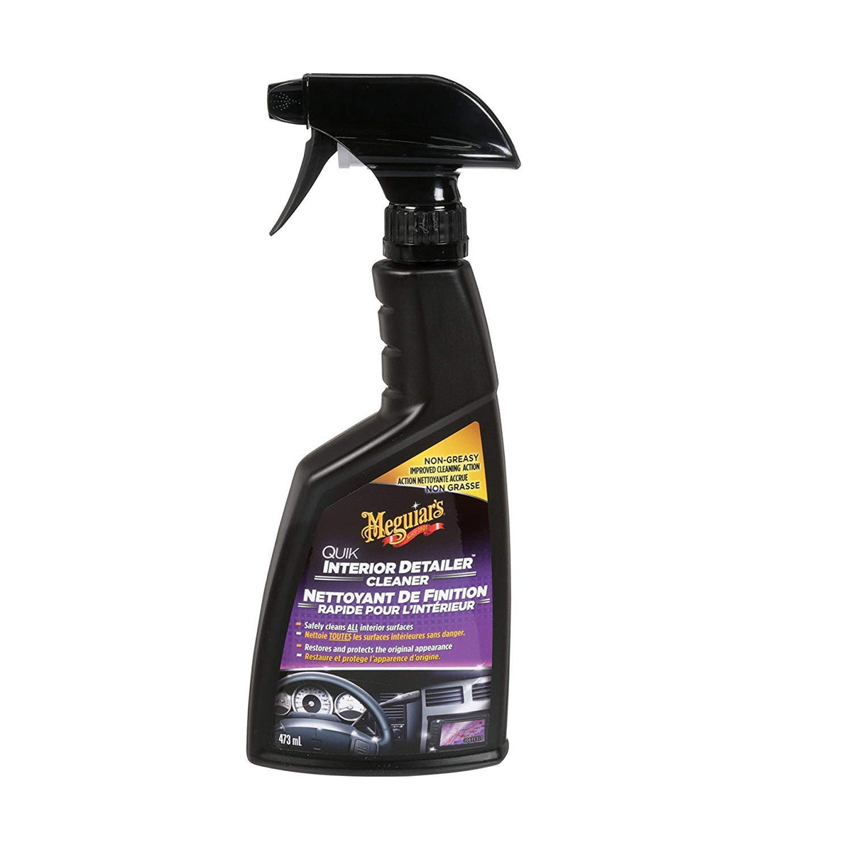 Meguiars Quik Interior Detailer - This Non-Greasy Formula Cleans and Protects All Interior Surfaces - Easy Cleaning and Interior