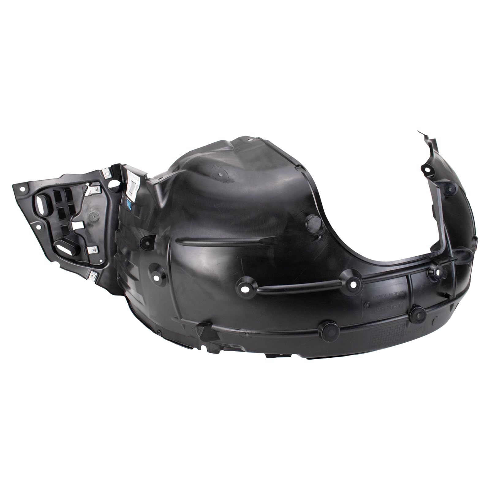 Trq Front Inner Fender Liner Set Compatible With 2016-2018 Honda Civic Ho1248158 Ho1249158