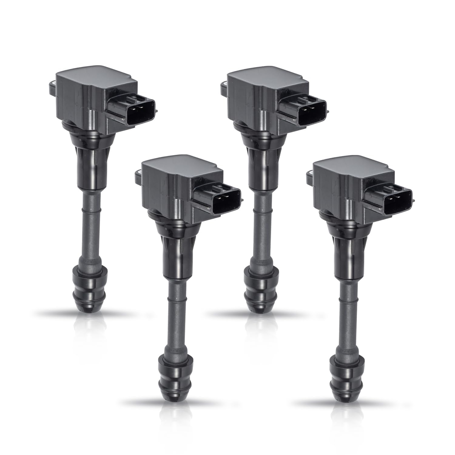ENA Set of 4 Ignition Coil Pack 2.5 L4 Compatible with Nissan 2002 2003 2004 2005 2006 Altima, 02-08 Sentra XTrail, 2010 2011 20