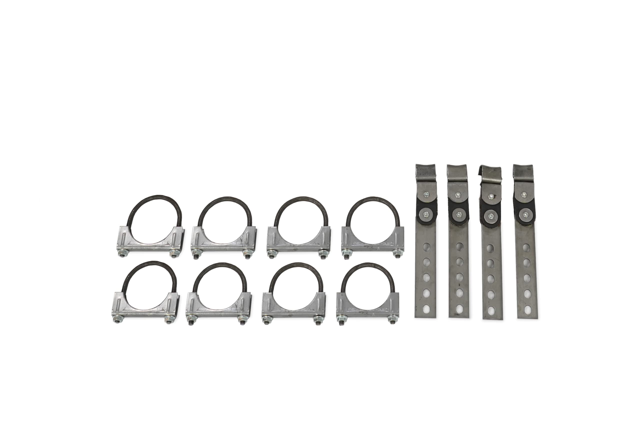 Truck Exhaust Kits 2.5' Dual Exhaust Kit With Flowmaster Flow Fx Mufflers Rear Exit Chrome Slash Cut Weld On Tips Fits A Body Cars 64 To 72