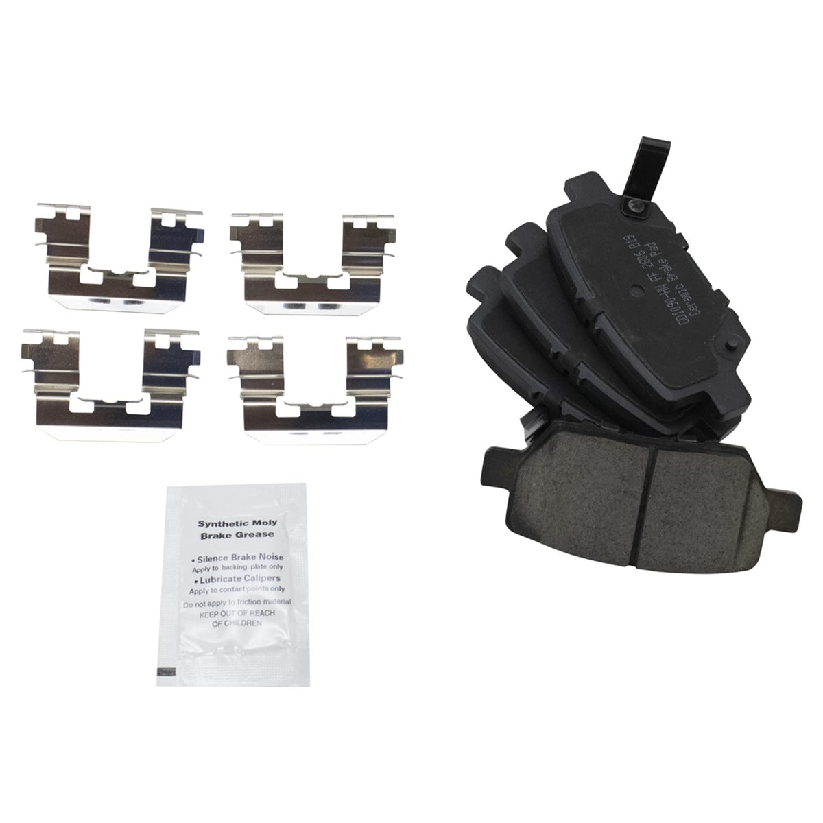 TRQ Rear Brake Pads Ceramic Compatible with 2005-2012 Acura RL