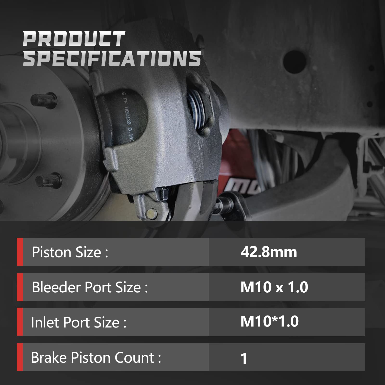 Rear Passenger Brake Calipers Roadfar For 2011-2014 For Ford Edge,2011-2015 For Lincoln Mkx