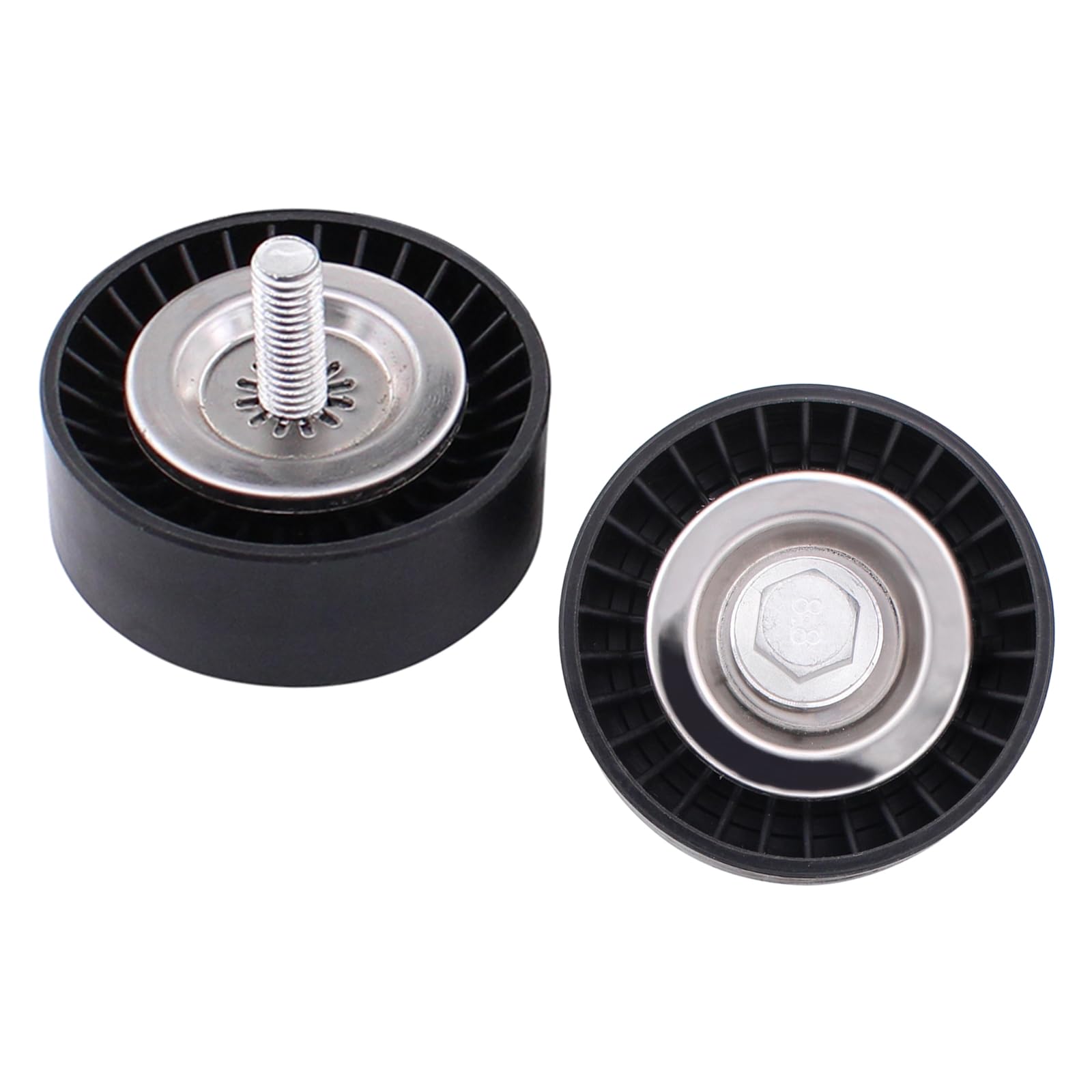 ApplianPar Serpentine Belt Component Kit Idler Pulley Tensioner Assembly for Chrysler 200 for Dodge Journey for Jeep Compass