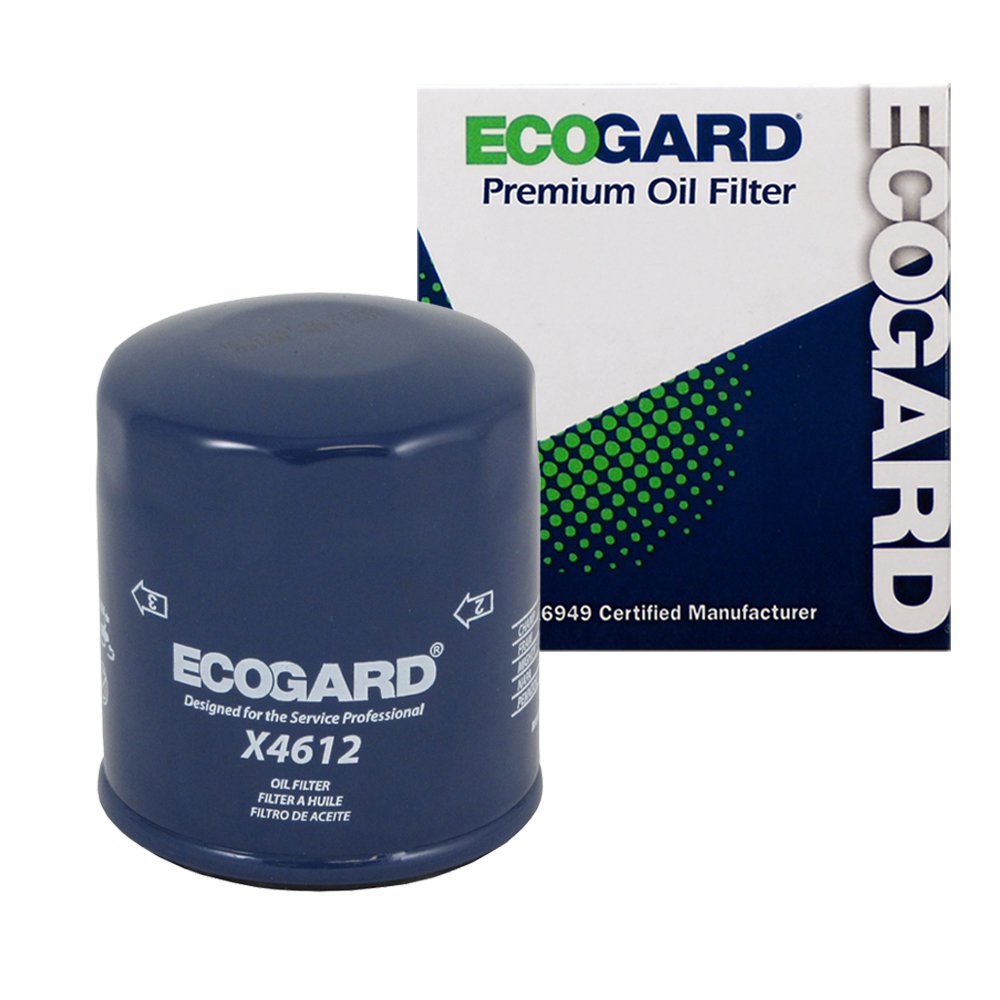 Ecogard X4612 Premium Spin-On Engine Oil Filter For Conventional Oil Fits Nissan Altima 2.5L 2004-2021, Rogue 2.5L 2008-2022, Sentra 1.8L 2000-2019, Murano 3.5L 2004-2021, Pathfinder 3.5L 2004-2020