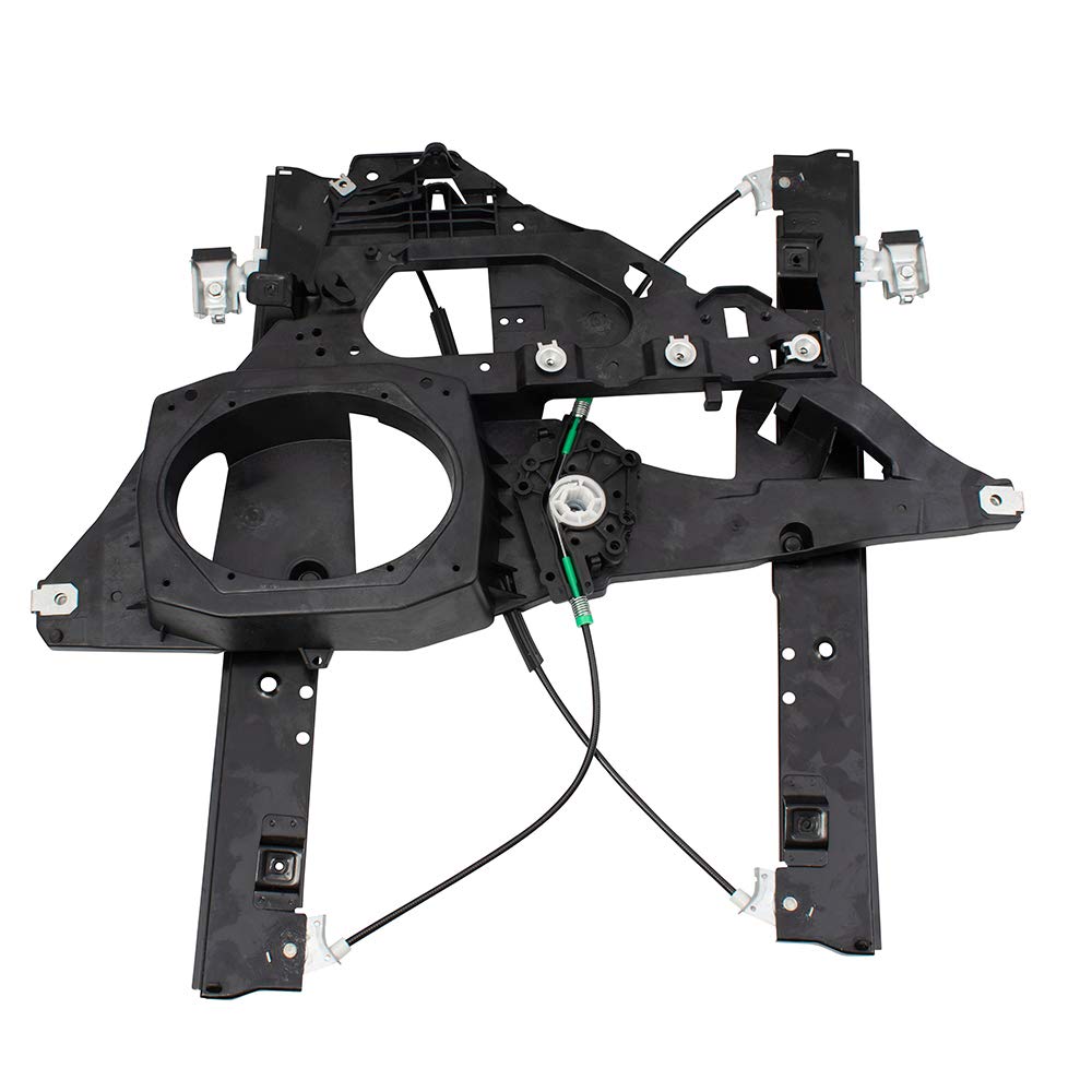 Brock Aftermarket Replacement Front Passenger Right Power Window Regulator Without Motor Compatible With 2007-2017 Ford Expediti