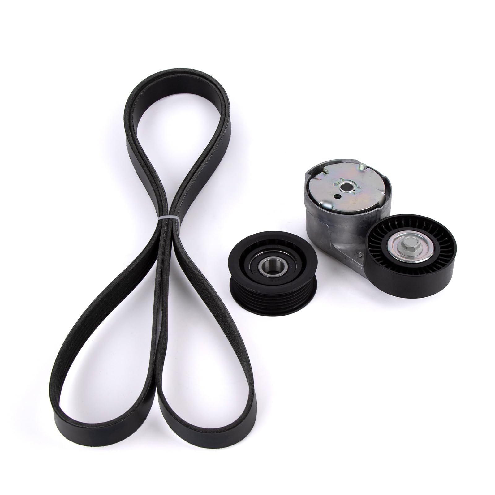 Tykick Belt Tensioner and Idler Pulley Kit for Dodge Grand Caravan Journey Avenger Chrysler 200 Town & Country Ram C/V 2011-2019