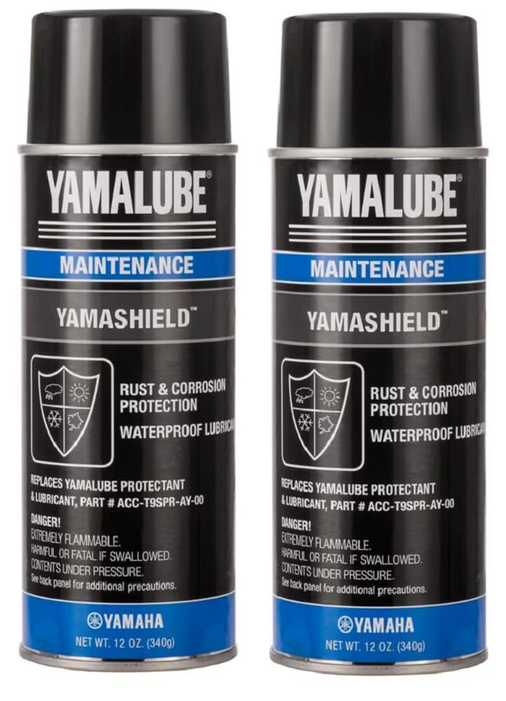 Yamaha Original Oem Yamalube Acc-Yamsh-Ld-00 Rust And Corrosion Protection Waterproof Lubricant Yamalube Oem - (2) 12 Oz Spray C