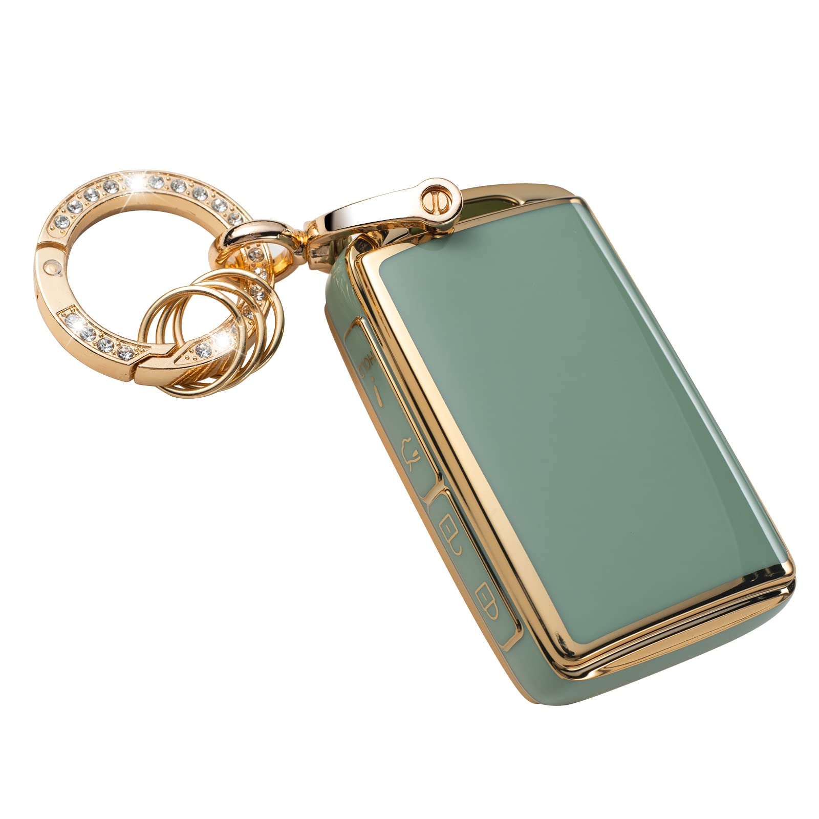 Gematay For Mazda Key Fob Cover With Keychain, Key Shell Cover Holder Compatible With 2019-2022 Mazda 3 Mazda 3 Hatchback 2020-2