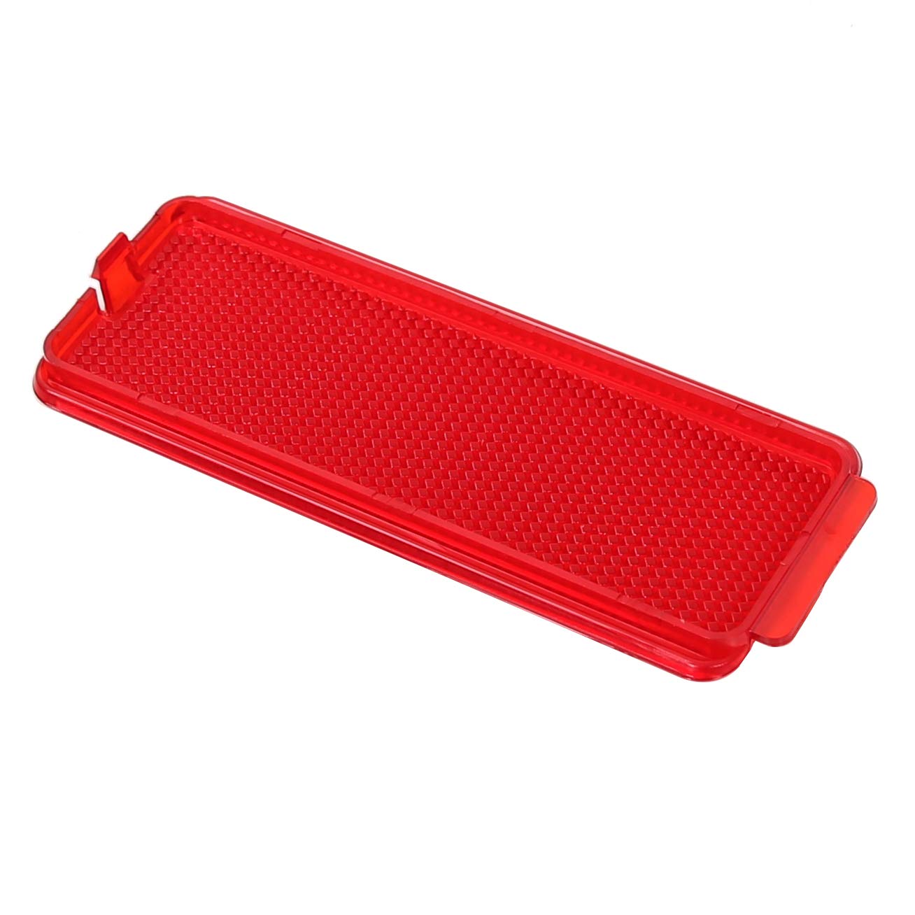 ECOTRIC Door Reflectors Compatible with Ford 1999-2007 SuperDuty F250 F350 F450 F550 & 2000-2005 Excursion Red Premium Interior Pair Trim Panel Front Rear- 2 PACK