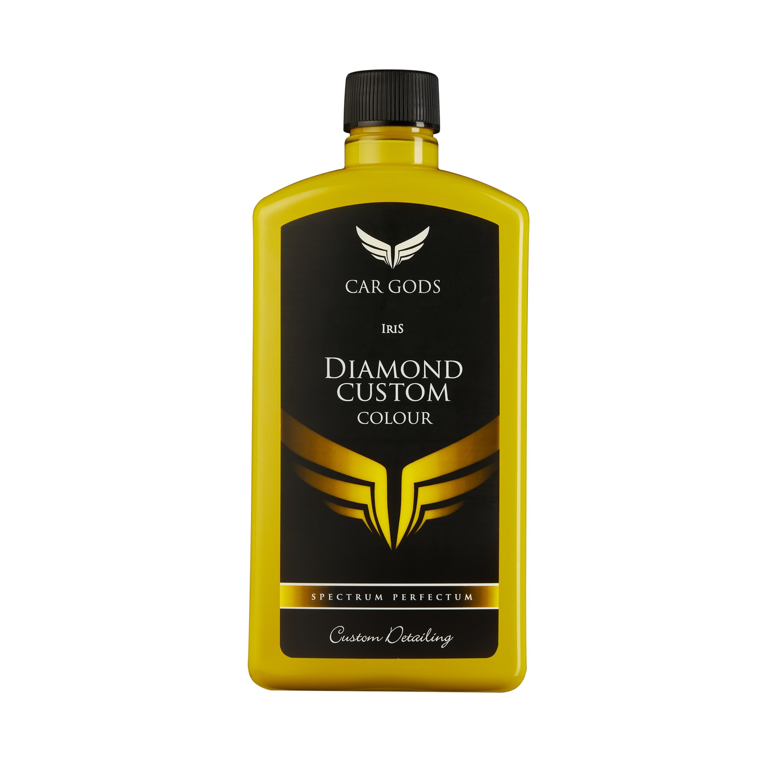 Car Gods Iris Custom Color Yellow 3-In-1 Polish Wax Color Restorer & Scratch Remover, 17Fl Oz - 16 Colors Available