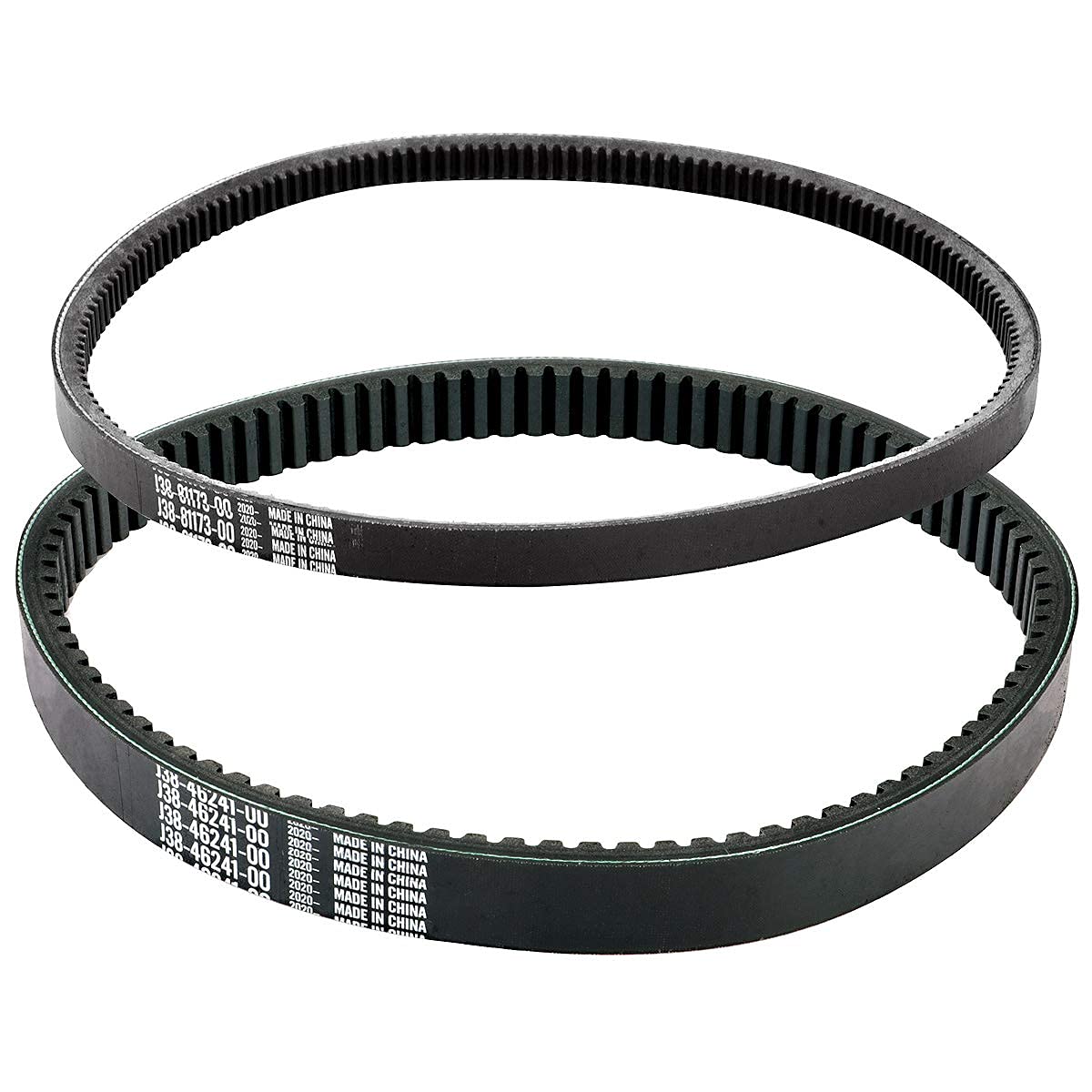 Roykaw Golf Cart Clutch Drive Belt & Starter Generator Belt Kit Compatible With Yamaha G2/G5/G8/G9/G11/G14/G16/G20/G22 /G29/Drive, 4-Cycle Gas Golf Cart, Oem# J55-G6241-00, Jn6-H1173-00