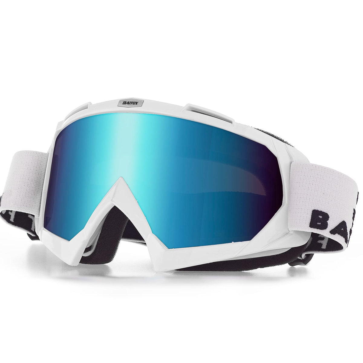 BATFOX Motorcycle ATV Goggles Dirt Bike Motocross Safety ATV Tactical Riding Motorbike Glasses Goggles for Men Women Youth Fit O