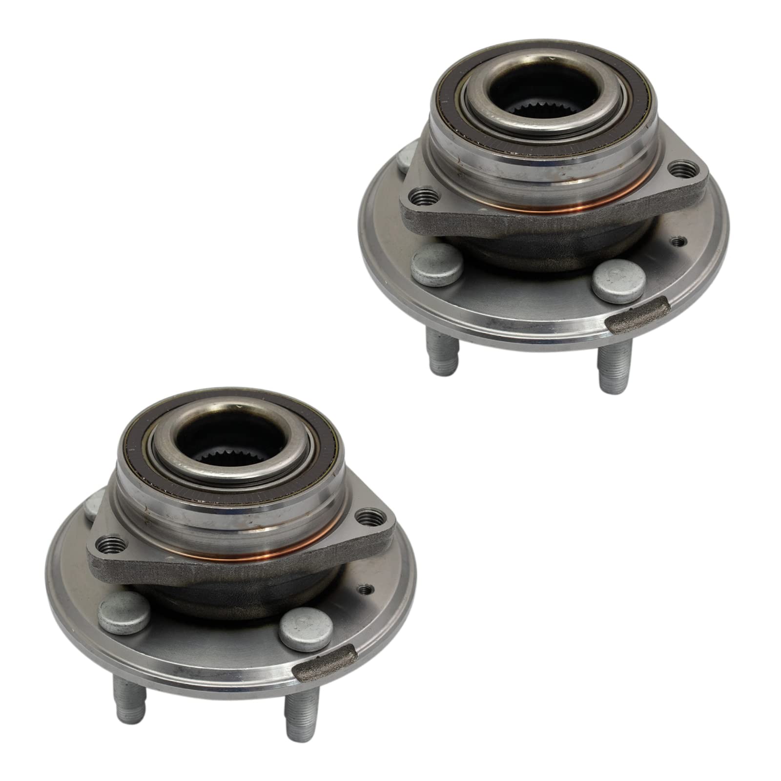 Trq Front Rear Wheel Hub Bearings Assembly Set Compatible With 2009-2016 Cadillac Cts 2012-2015 Chevrolet Camaro