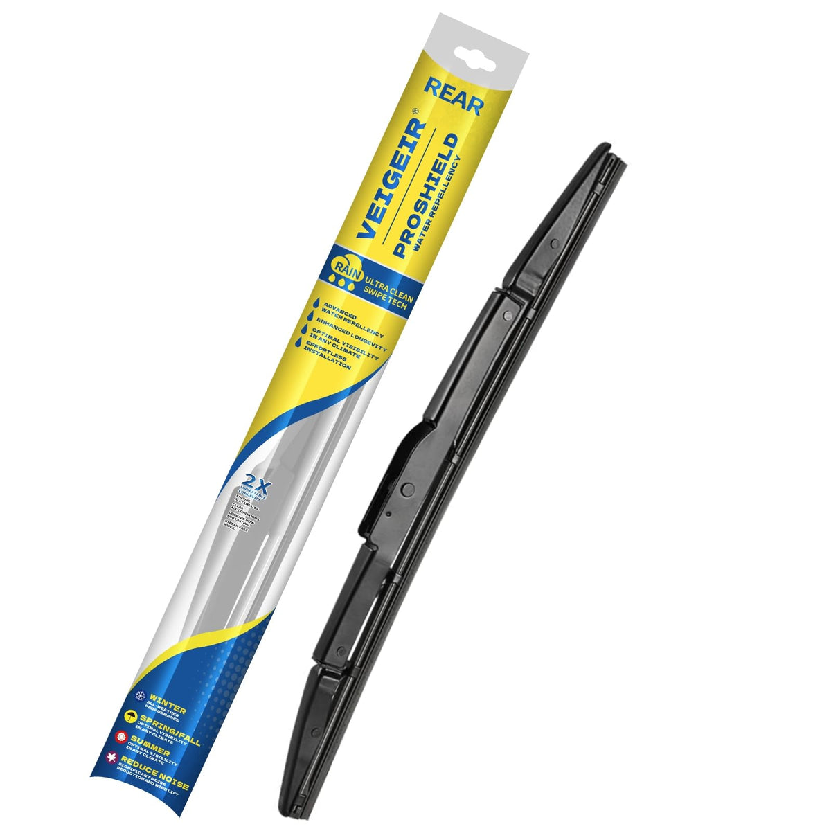 Veigeir 13'' Rear Windshield Wiper Blade Compatible With Honda Crv Cr-V 2016 2015 2014 2013 2012, Fit J-Hook Type Wiper Arms Rea