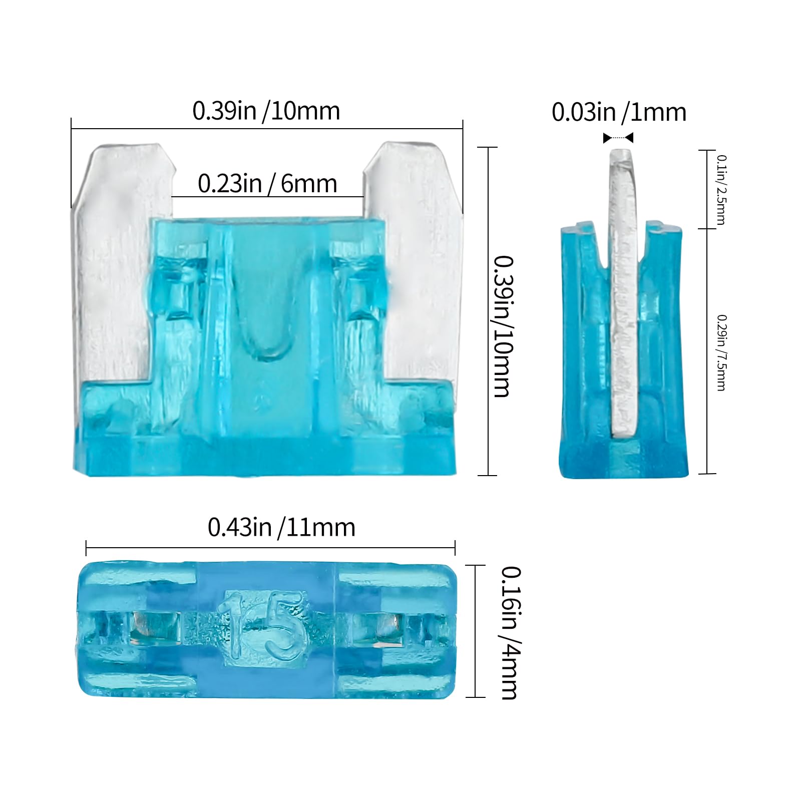 Xjlsgxusg 80 Pcs Micro Fuses Kit, Blade Fuse Assortment Kit(3A/5A/7.5A/10A/15A/20A/25A/30A/35A/40A) (With Puller Tool) For Car,