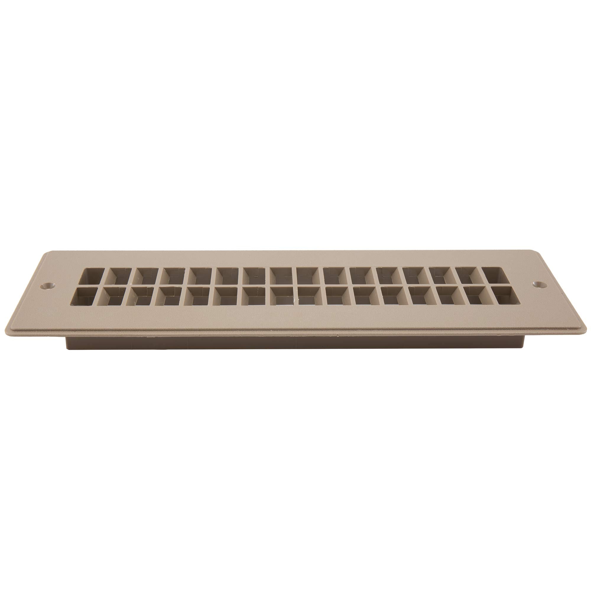 Recpro Rv Floor Register | Rv Stationary Vent Cover | 2-1/4'' X 10-1/8'' Insert | Undampered Duct (Beige)
