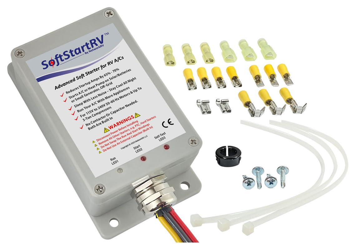 Softstartrv Soft Start For Rv Air Conditioner, Rv Ac Soft Start Kit For Air Conditioner, Easy Start Even With A Small Generator,