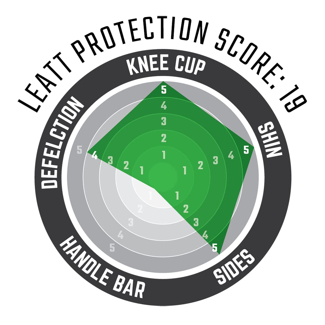 LEATT Knee&Shin Guard 3DF Hybrid EXT, Color: Black, Size: XXL (5019400722)