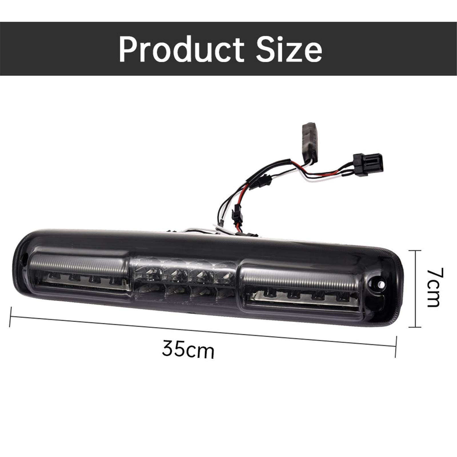 Third 3Rd Brake Light Cargo Lamp Fit For 99-06 Chevy Silverado/Gmc Sierra 1500 2500 3500 Hd, For 07 Silverado/ Sierra 1500 2500