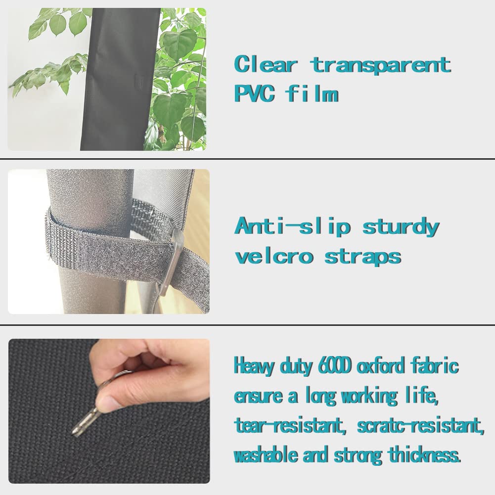 Qymoto Utv Rear Windshield Zipper-Open Soft Windscreen Dust Stopper For Hisun Utv 500 700,Axis 500 700 750Crew,Rhino 450 660 700