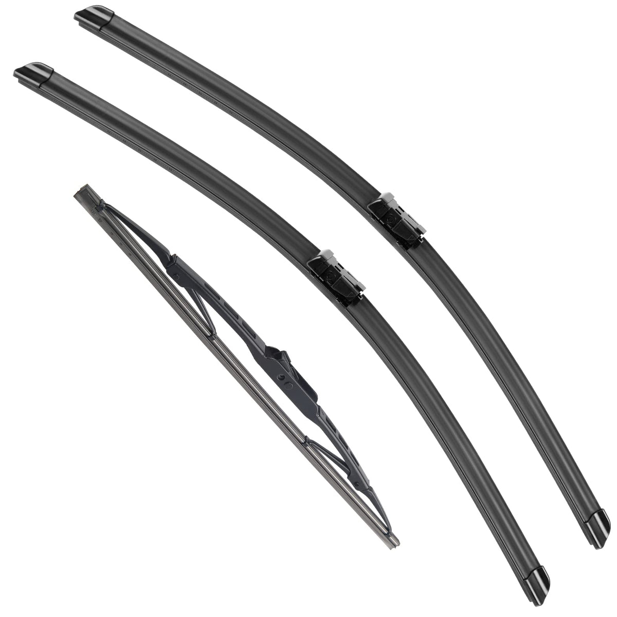 Raintok Windshield Wiper Blade Set Replacement For 2015-2021 Chevy Chevrolet Trax Original Equipment Replacement Front Rear Wipe