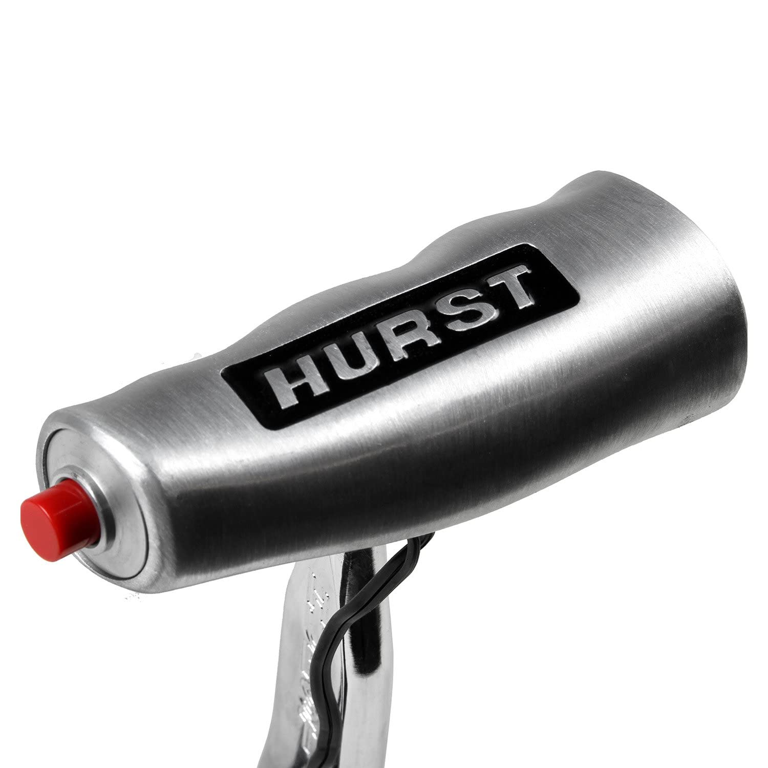 Hurst 1530010 Universal ''T'' Handle with Button, Brushed Aluminum