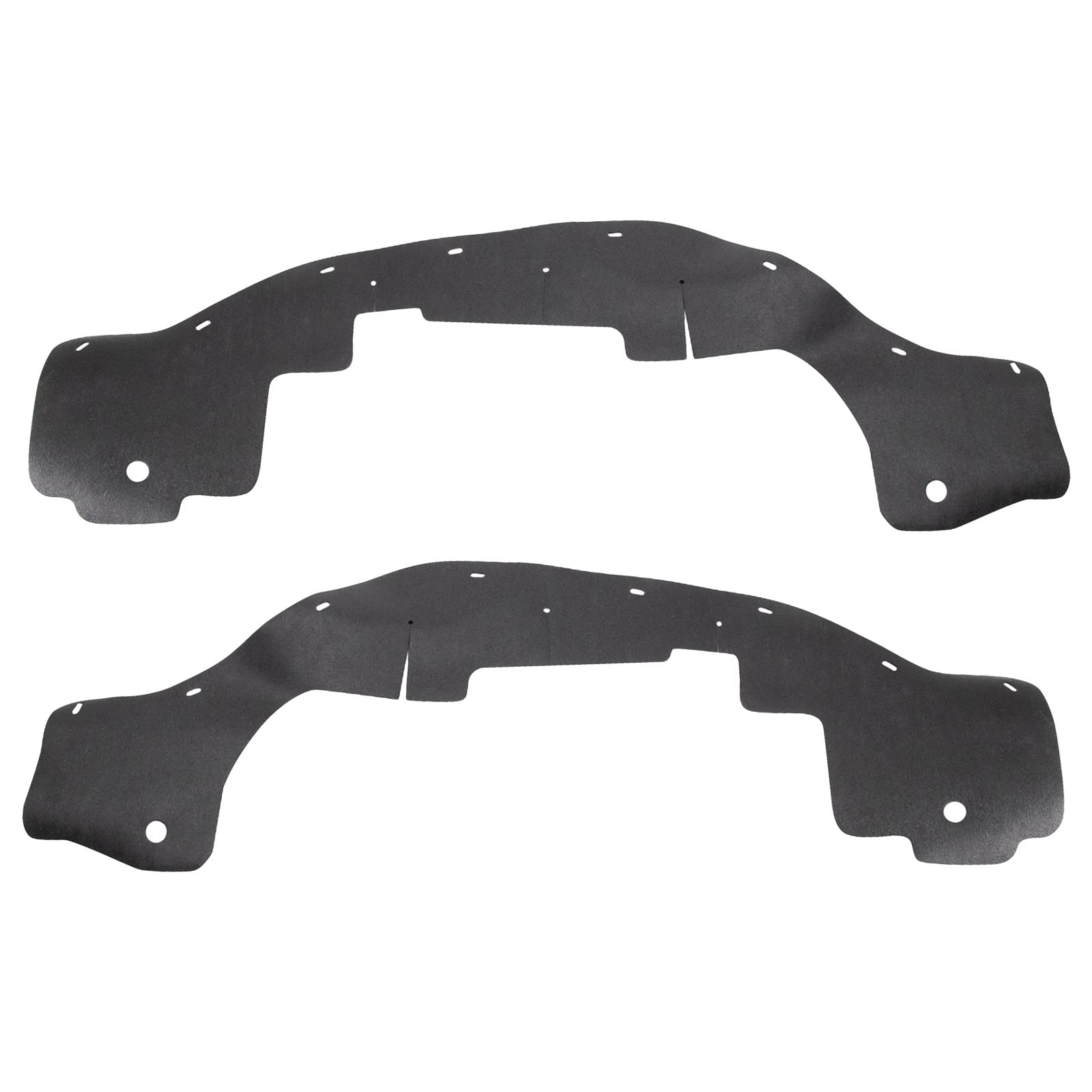 Trq Front Inner Fender Liner Set Compatible With 2003-2014 Chevrolet Express 1500 2003-2023 Express 2500 Express 3500 Gmc Savana