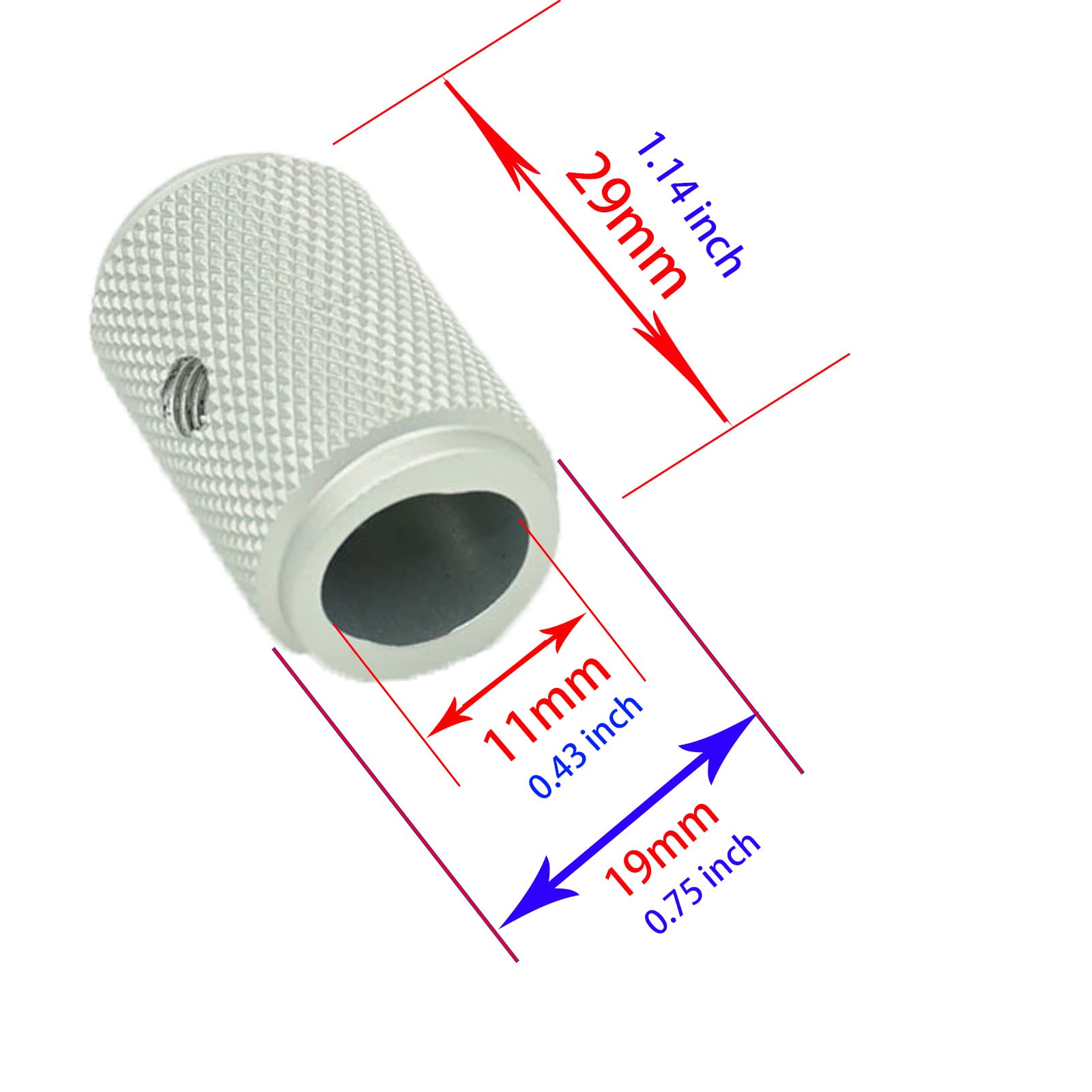 LYHgogo RP1 M14 Upgrade Bolt Cover Screw Fastener (2pcs Silver)