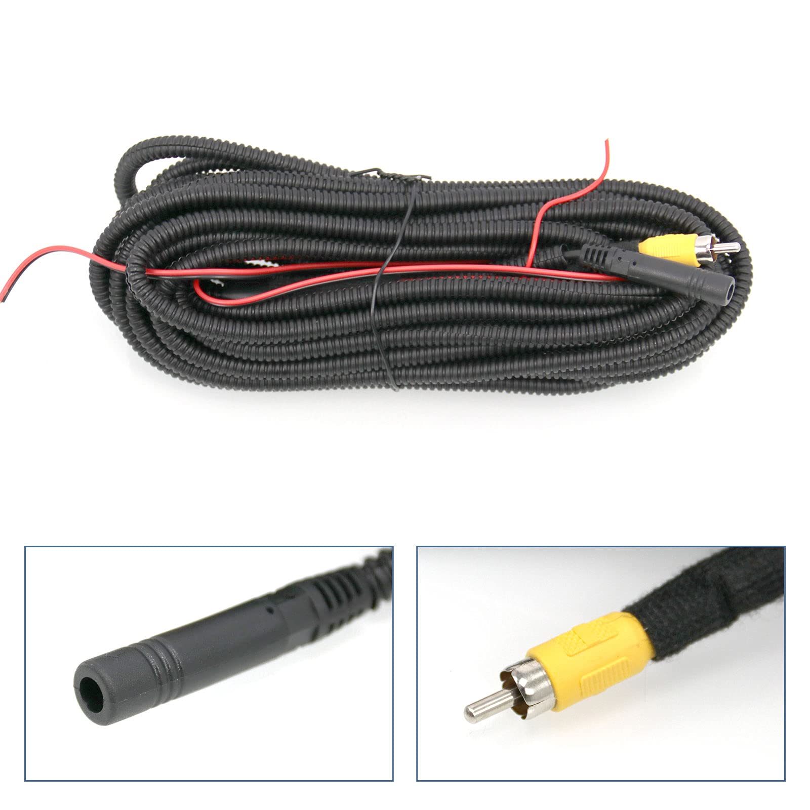 Tailgate Handle Backup Camera Rear View Compatible With 2009-2017 Dodge Ram 1500 2500 3500(Rca Connector)