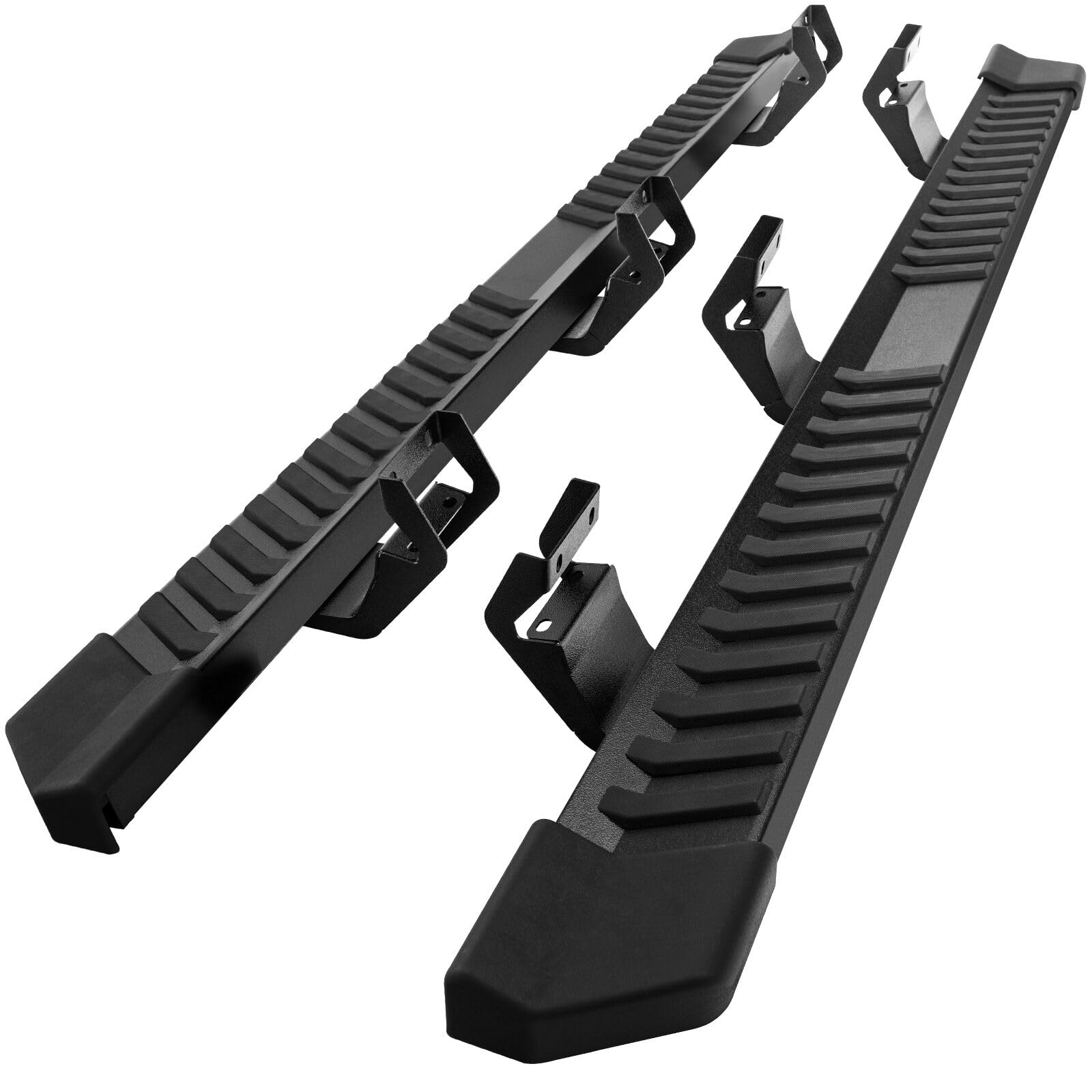 Comnova Running Board Compatible With Ford F-150 Crew Cab 2004-2014(4 Full-Size Doors), 6 Inch Step Pad Design, Oe Style (Black Powder-Coating), Side Step Step Bar.