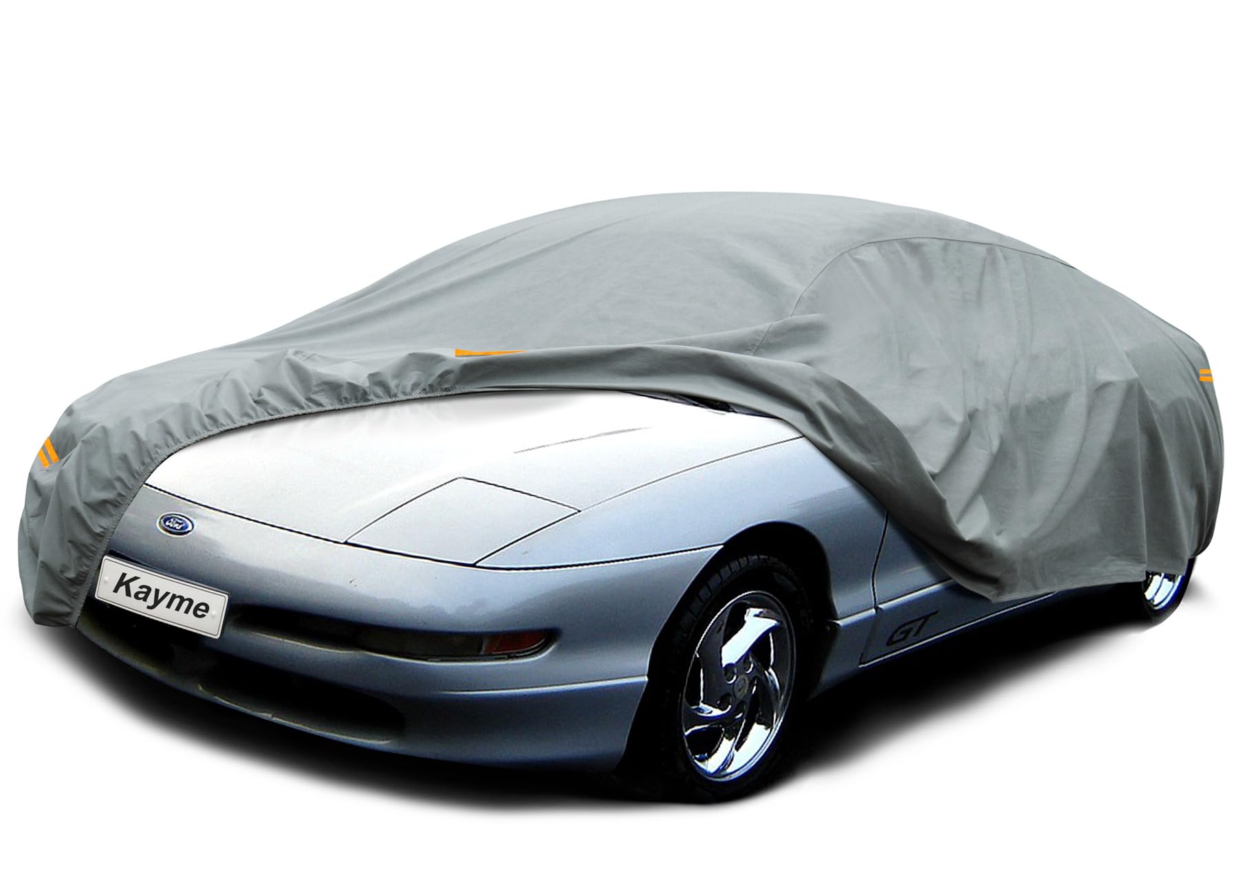 Kayme Heavy Duty Car Cover Custom Fit Ford Probe (1988-1998) Waterproof All Weather For Automobiles, Full Exterior Covers Sun Ra