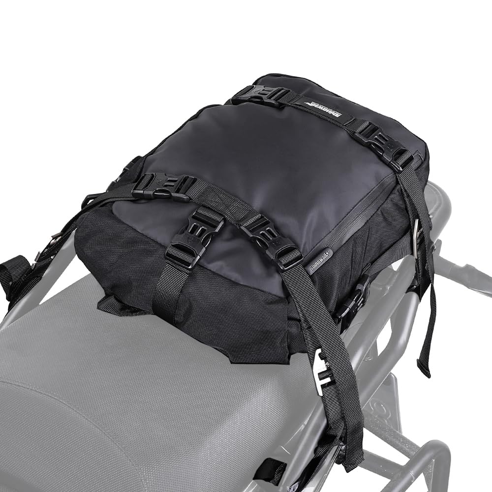 Rhinowalk Motorcycle Tail Bag 10L Waterproof Motor Pannier Bag Motor Travel Luggage Motorbike Rear Rack Trunk Storage Bag Profes