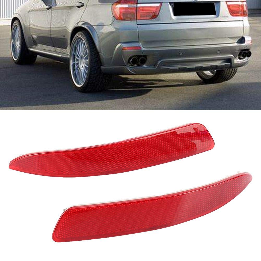 X5 Reverse Reflector Oem,Rear Red Reflector,Red Rear Bumper Reflector Bumper Trim Reflector Marker 63217158949 63217158950 Fit For E70 X5 2007 2013(Left & Right)