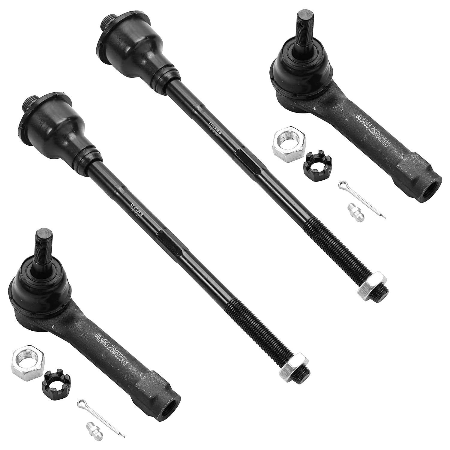 Detroit Axle -12Pc Front End Kit For Chevy Gmc Silverado Sierra Suburban Yukon Xl Avalanche 1500 Tahoe Cadillac Escalade Esv Ext