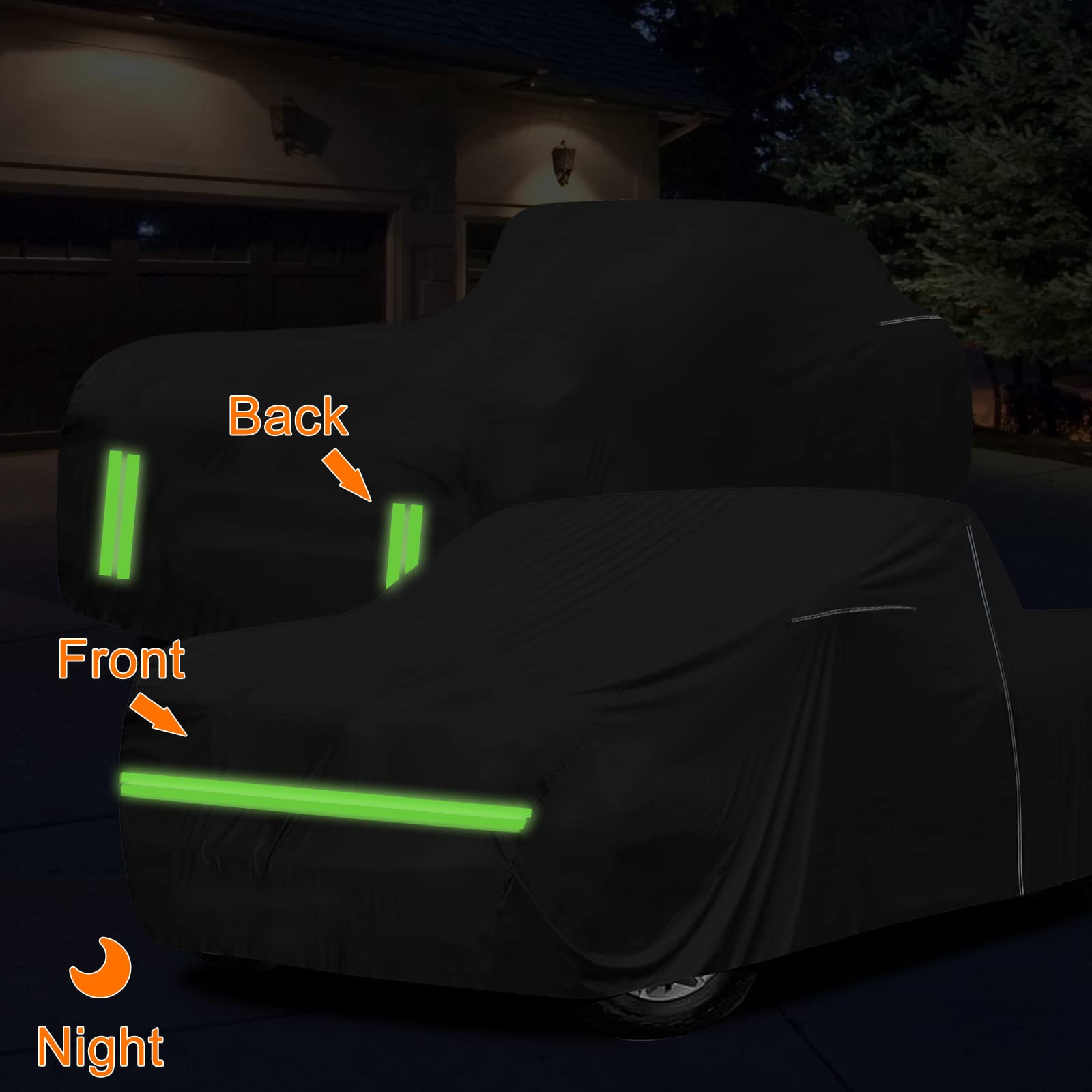 Waterproof Car Cover Replace for Ford F100 F250 1961-1972, F100 F150 F250 1973-1991 2 Door Regular/Standard Cab Long Bed 8ft All