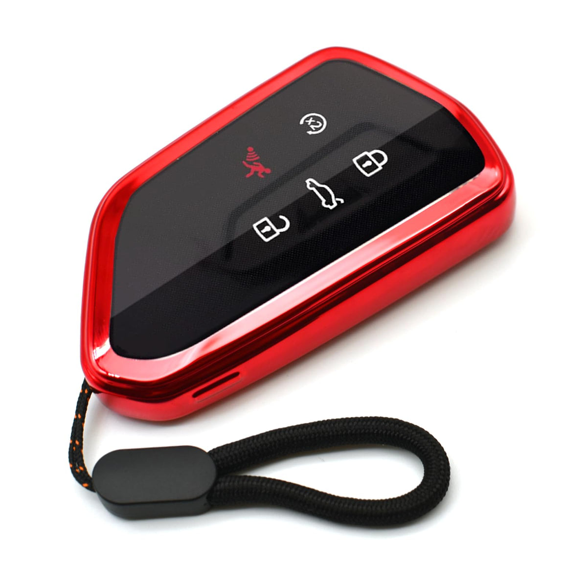 Mechcos Fit For Vw Volkswagen Id.4 Atlas Mk8 Gti Golf R Atlas Cross Sport Key Fob Cover Case Remote Holder Skin Tpu Protector Ke