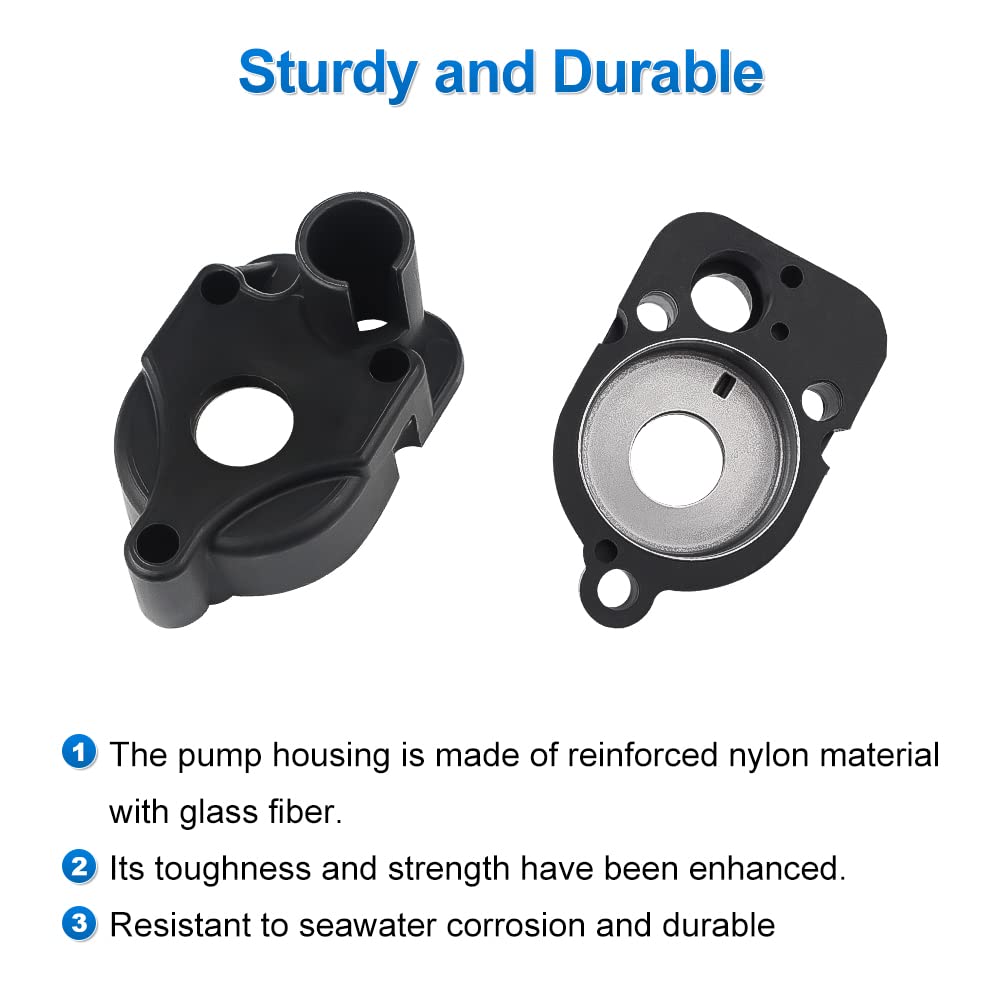 JDMON Water Pump Repair Kit Replacement for 46-77177A3 Sierra 18-3324 Replacement for Mercury Mariner 2-Cycle Outboards 30 35 40