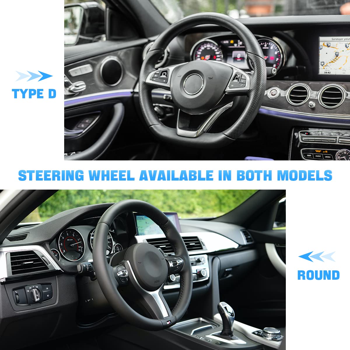 15 Inch Car Steering Wheel Cover, Carbon Fiber Microfiber Leather Elastic Stretch, Anti-Slip Breathable Steering Wheel Protector For Women Men, Car Accessories For Suv, Truck, Van (Black/Wine Red)