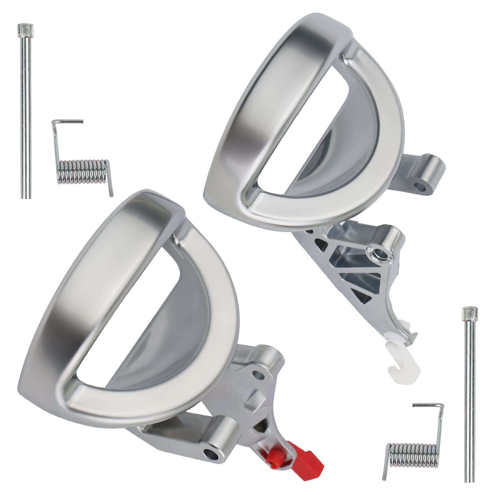 Apperfit Interior Door Handle Pair Compatible With Dodge Nitro 2007 2008 2009 2010 2011 Replaces 68004829Aa 68004828Aa