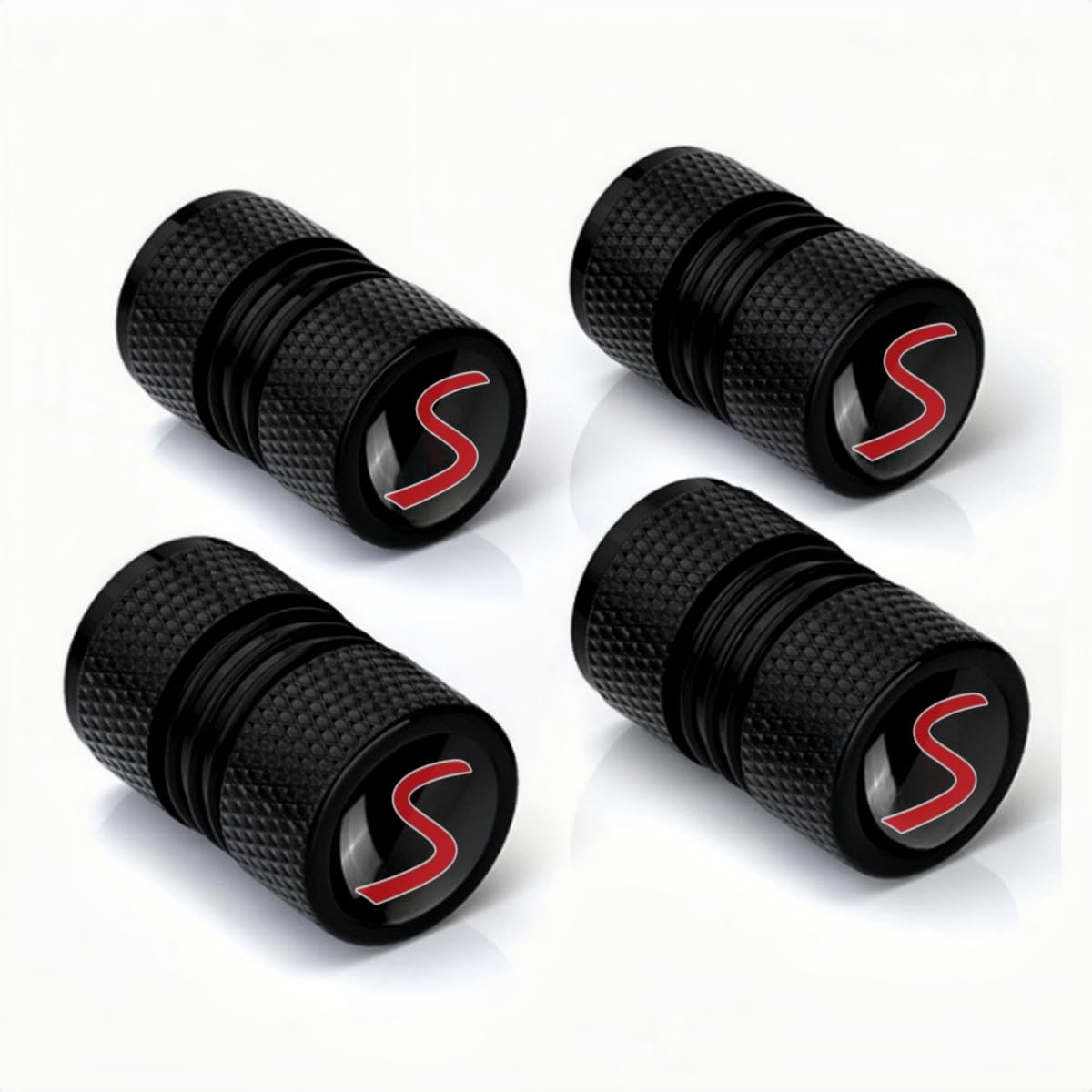 Car Wheel Tire Valve Stem Caps Compatible with Mini Cooper s Fashion Tire Air Caps Cover