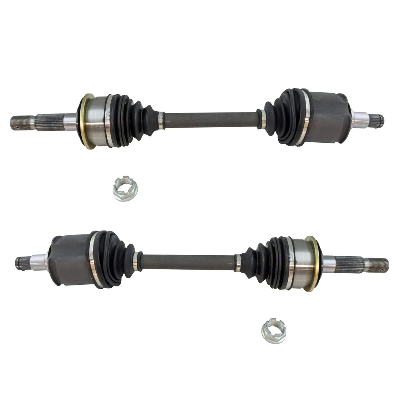 Trq Front Cv Axle Shaft Assembly Set Compatible With 2001-2007 Toyota Sequoia 2000-2006 Tundra