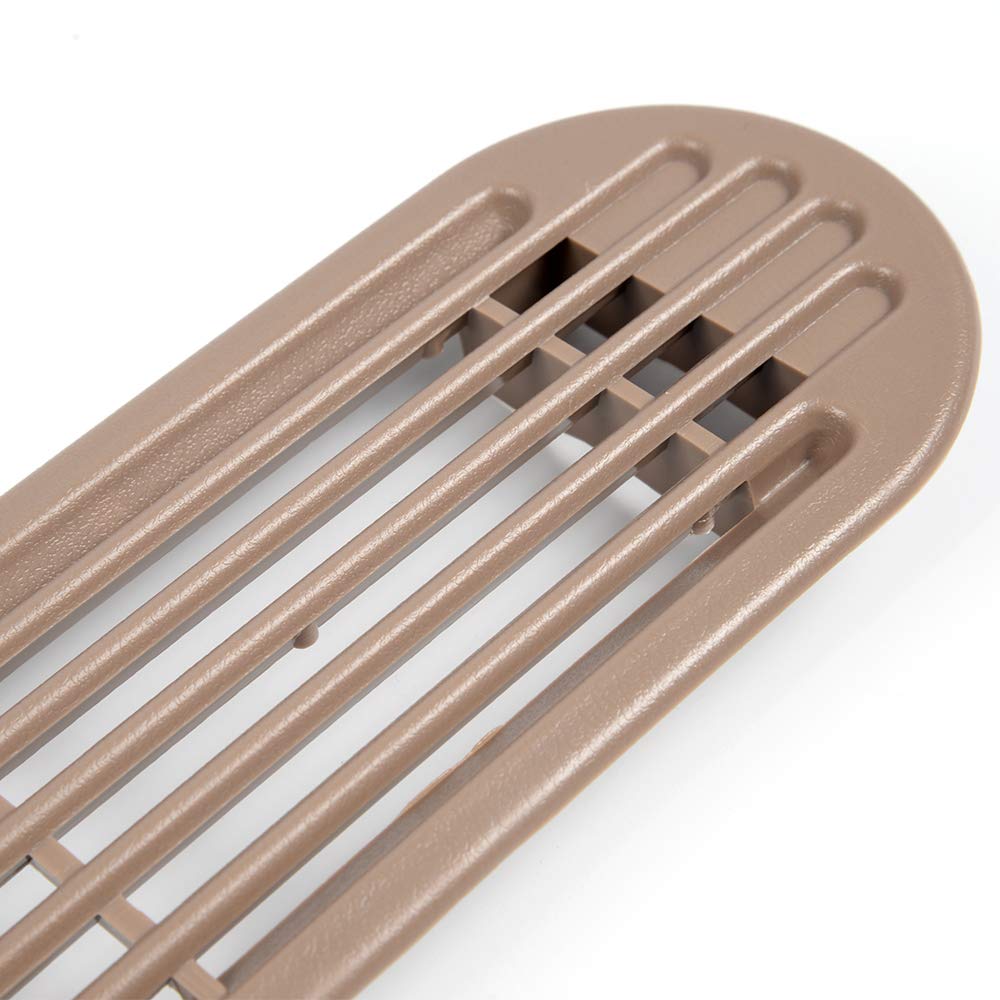 Pit66 Beige Dash Defrost Vent Cover Grille Panel Compatible With 1998-2005 Chevy S10 Gmc Oldsmobile Suv Pickup Truck 15046436